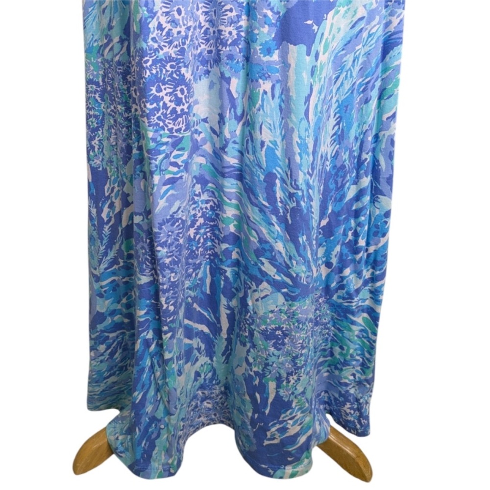 Lilly Pulitzer Margot Maxi Dress-Blue Haven Hey Hey Soleil - Picture 6 of 8